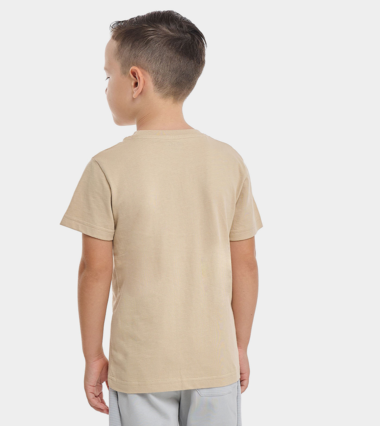 Printed T-Shirt with Crew Neck and Short Sleeves