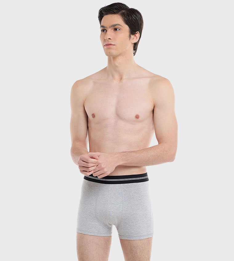 Pack of 2 Solid Boxer Briefs