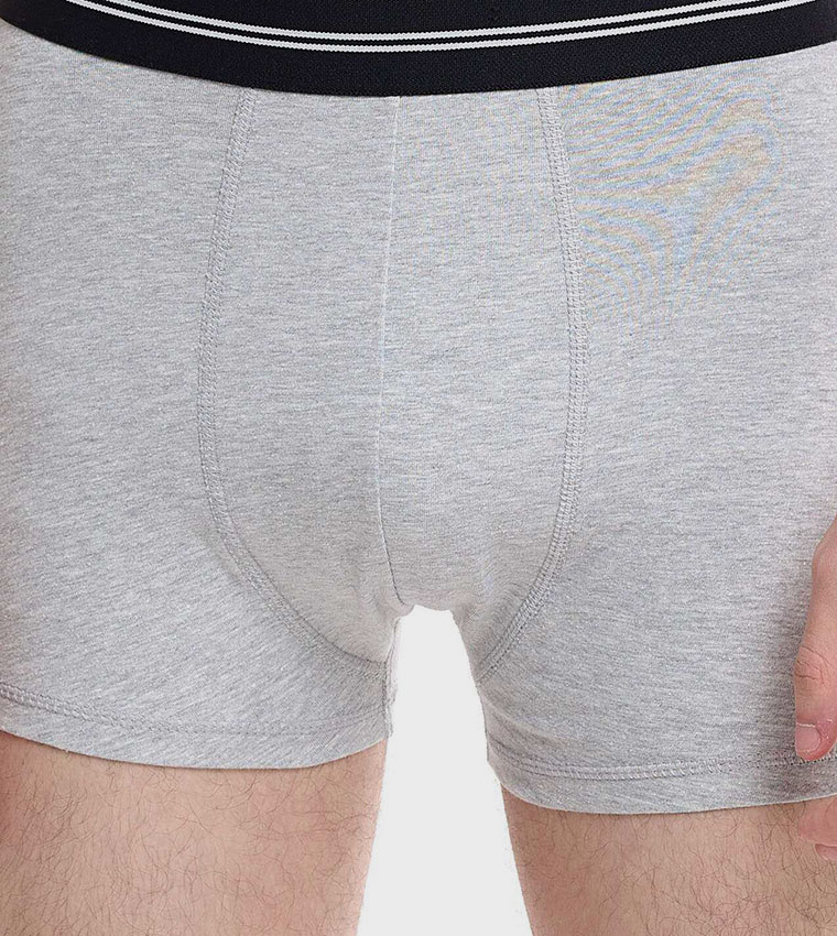 Pack of 2 Solid Boxer Briefs