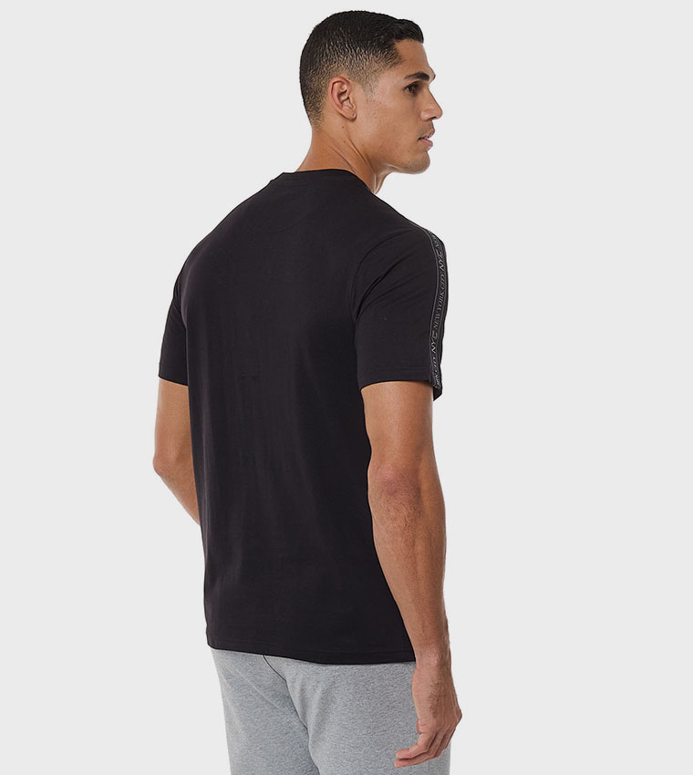 Printed Detail T-Shirt With Crew Neck And Short Sleeves