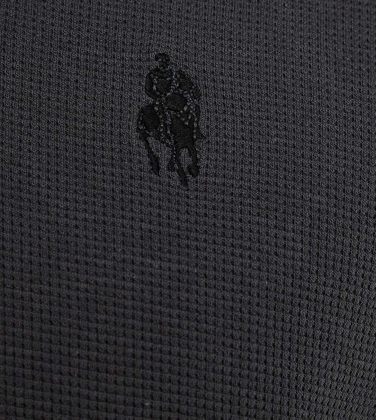 Logo Detail Polo T-Shirt with Short Sleeves