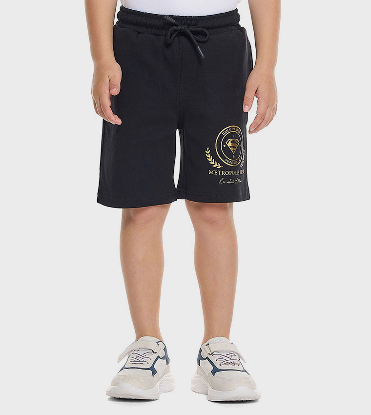 Batman Printed T-Shirt and Shorts Set