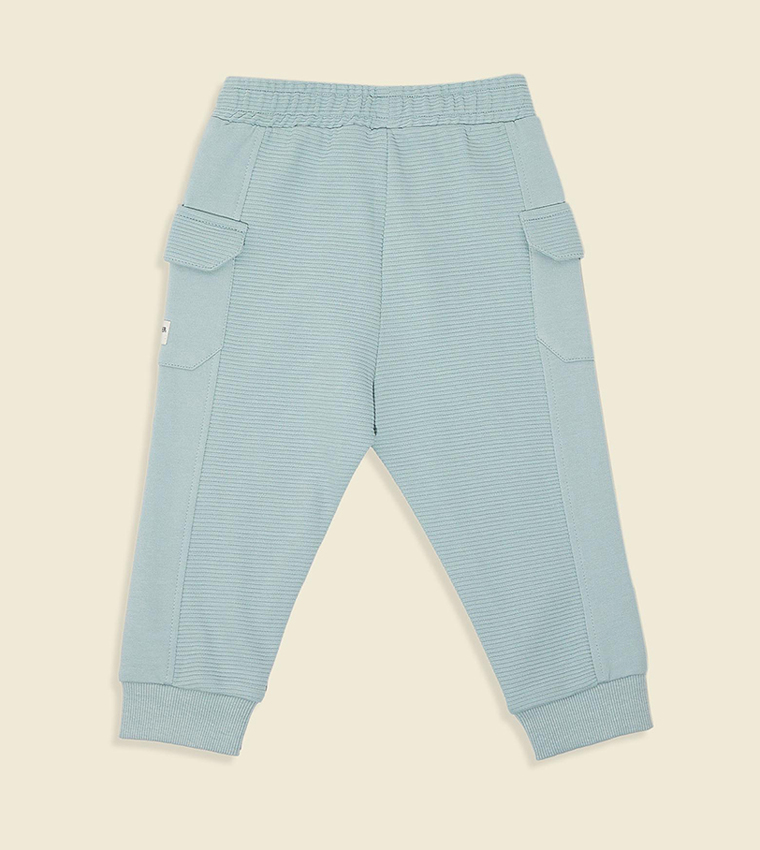 Solid Joggers with Drawstring Waist
