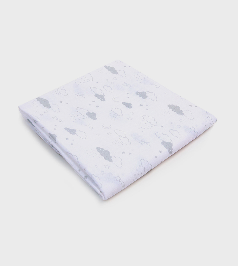 Pack of 2 Printed Newborn Blankets