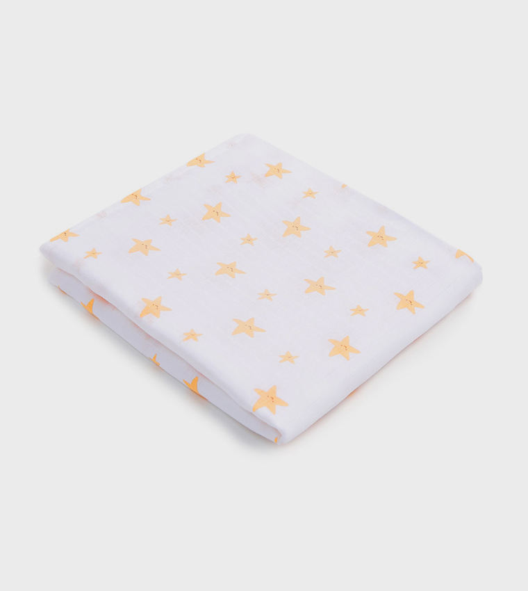 Pack of 2 Printed Newborn Blankets