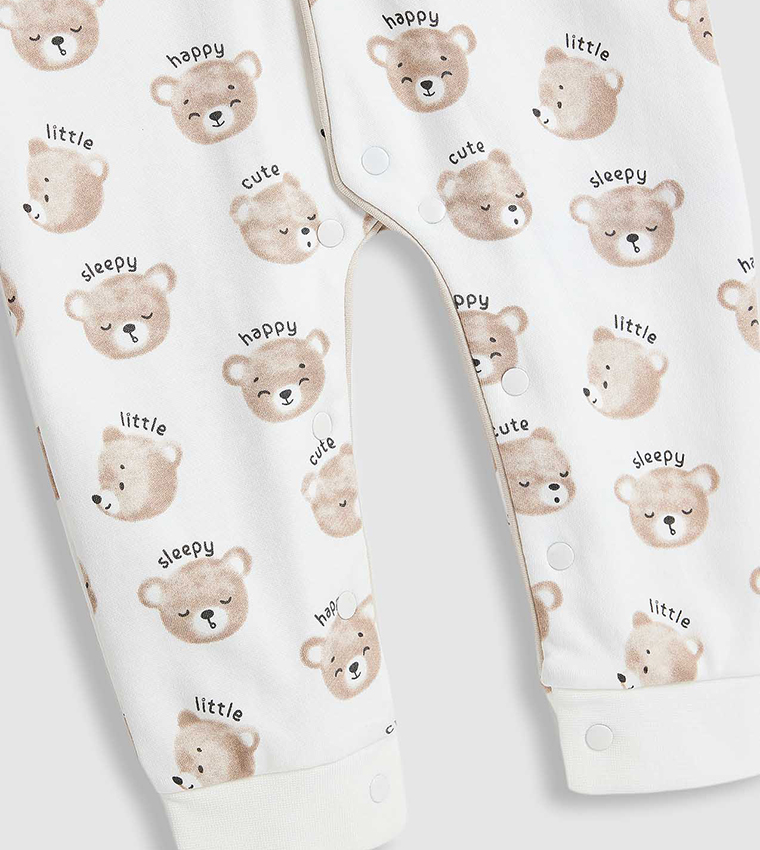 Printed Sleepsuit with Bib