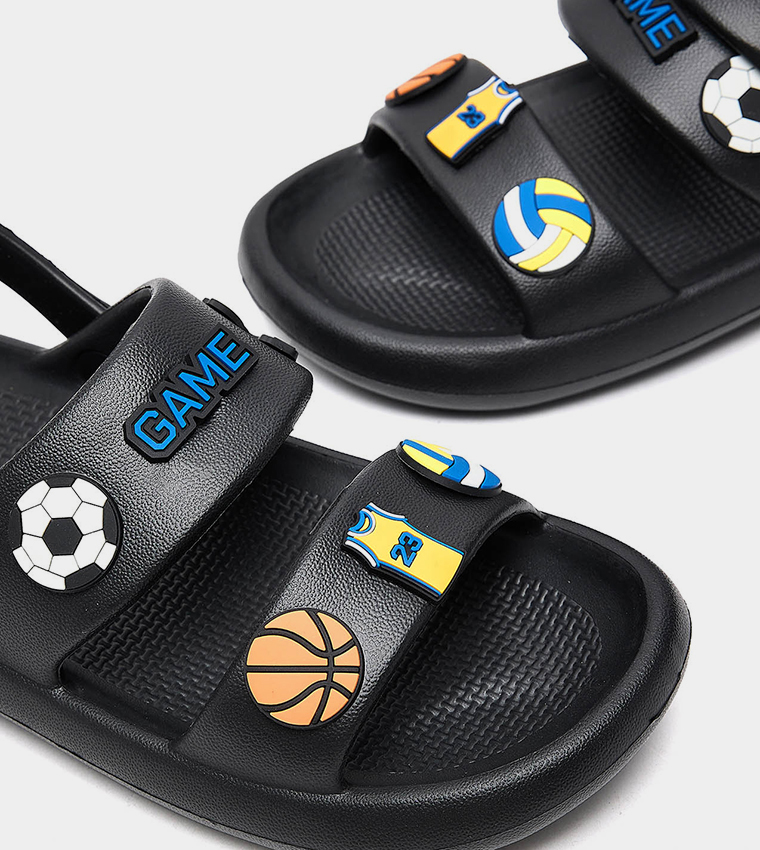 Jibbitz Detail Comfort Sandals