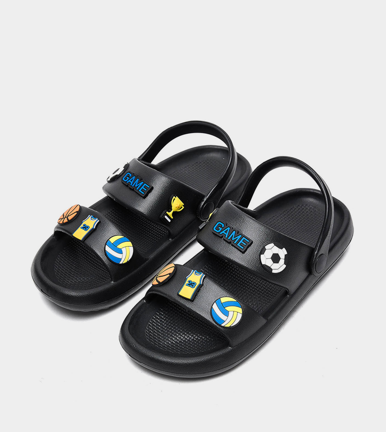 Jibbitz Detail Comfort Sandals