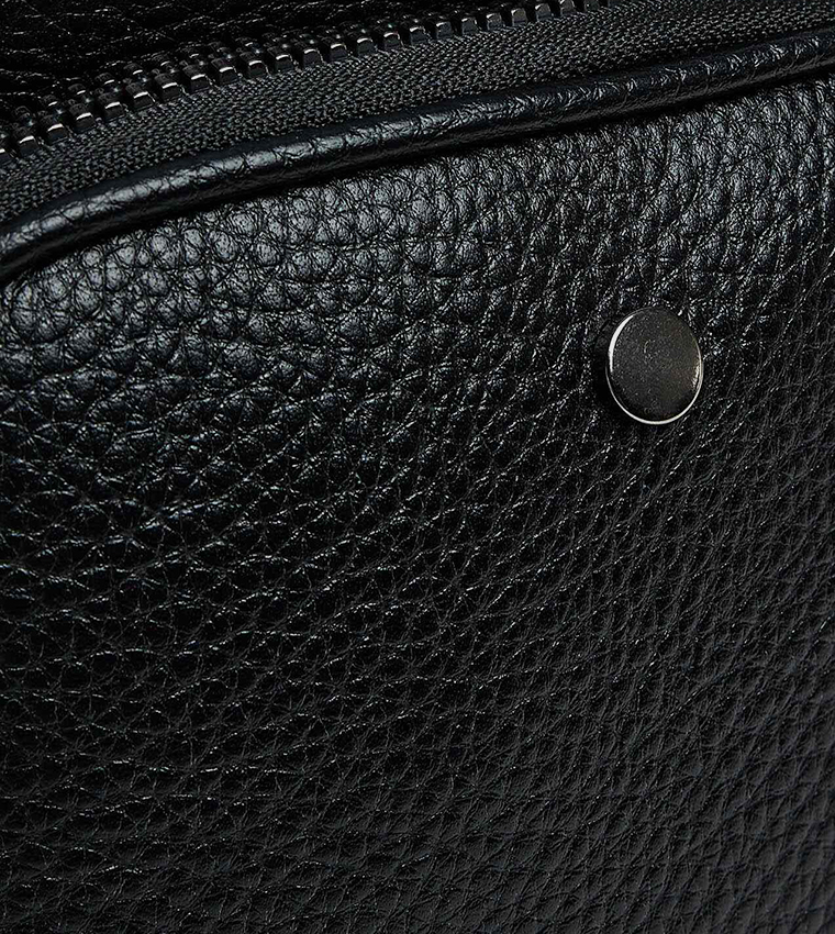 Textured Crossbody Backpack