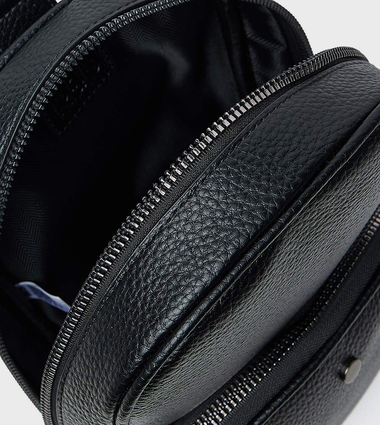 Textured Crossbody Backpack