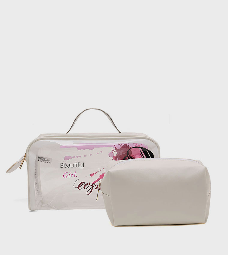2 Pack Toiletry Bag Set