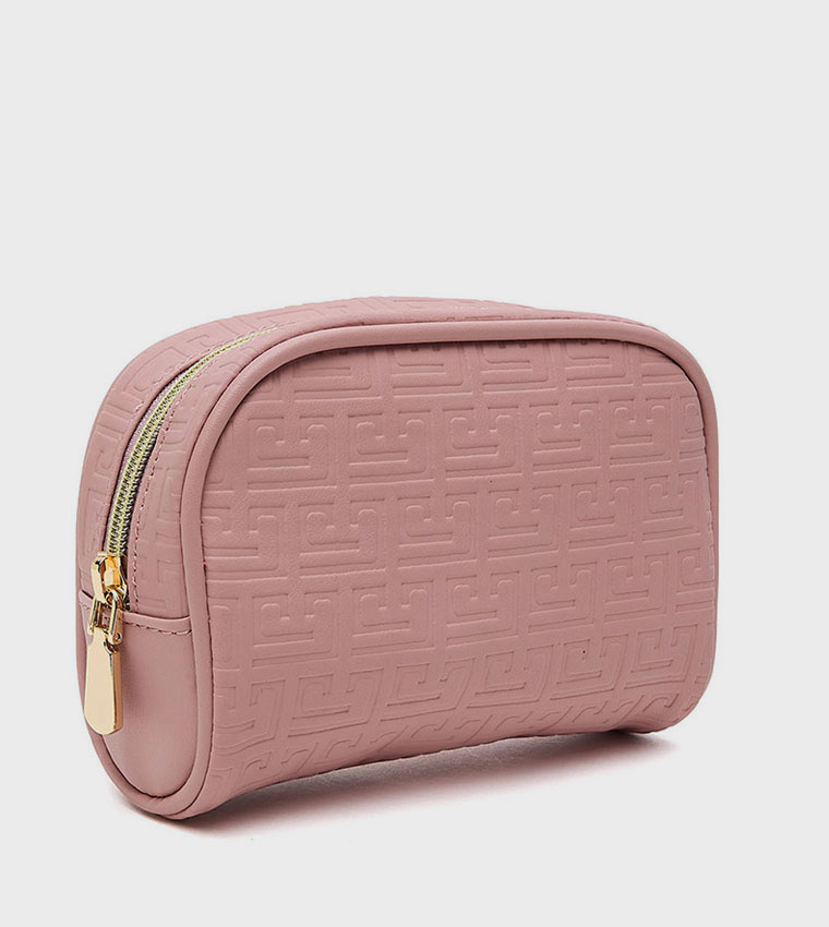 Patterned Cosmetic Pouch