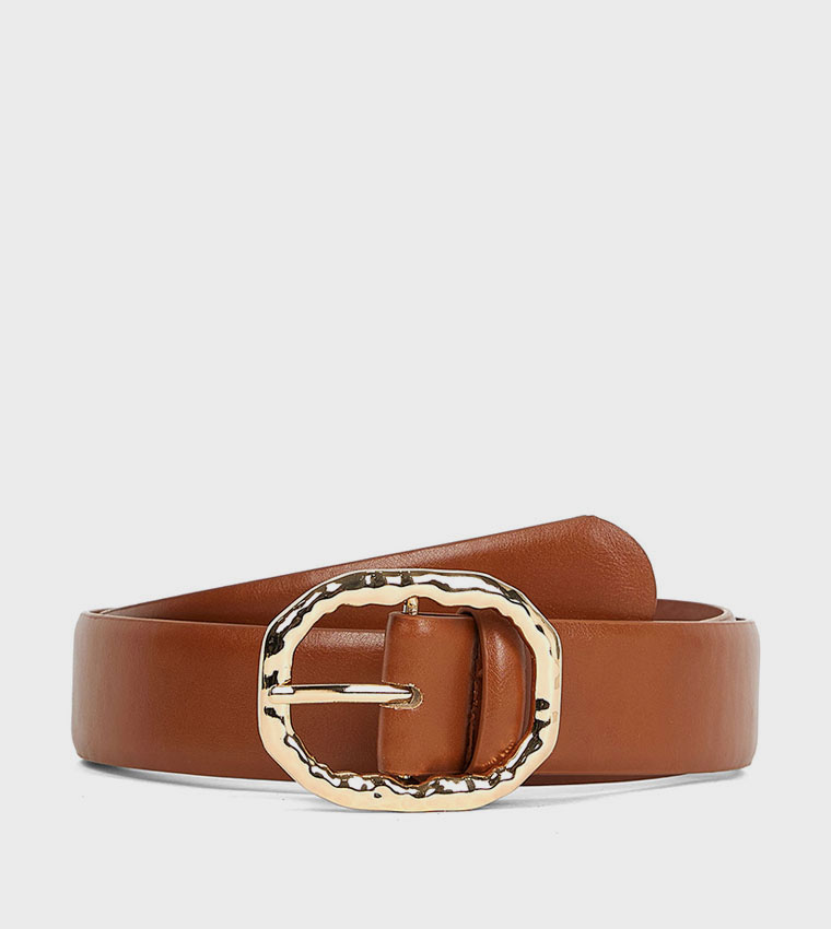 2 Pack Faux Leather Belts