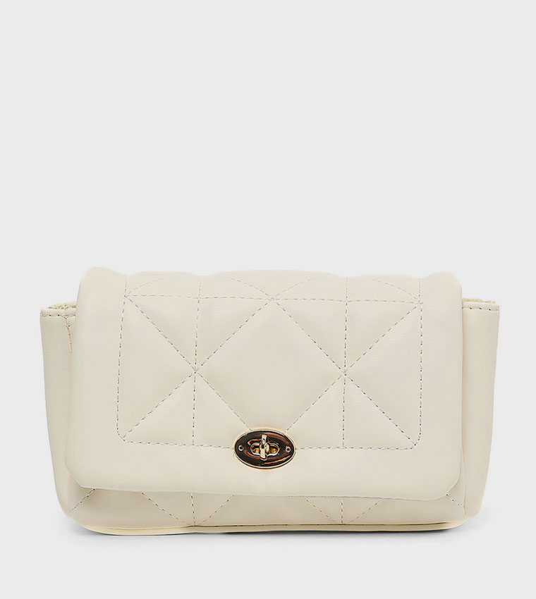 Handbag Rbt Buy R&B Quilted Crossbody Bag In Ivory | 6thStreet UAE