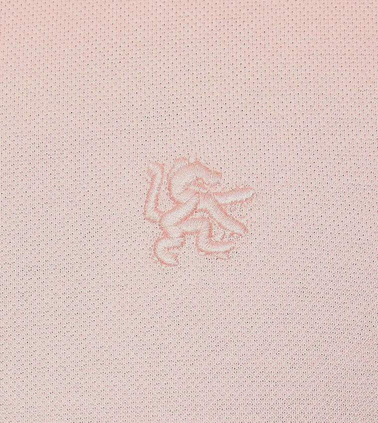 Logo Detail Polo T-Shirt with Short Sleeves