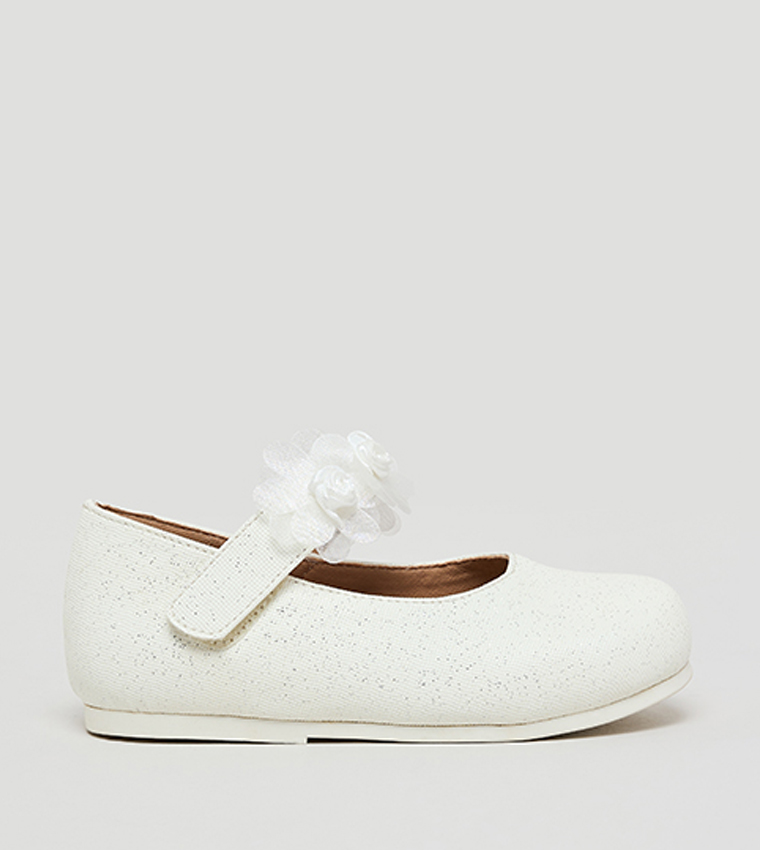 Appliqued Mary Jane Shoes