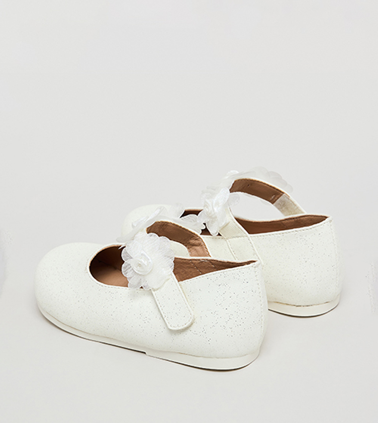 Appliqued Mary Jane Shoes