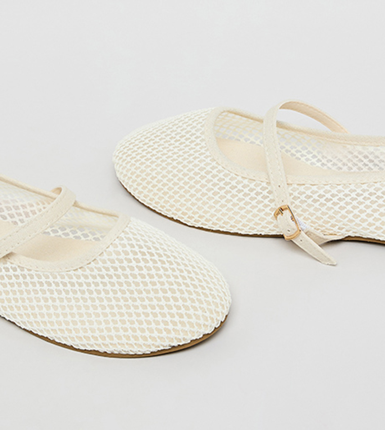 Mesh Mary Jane Shoes
