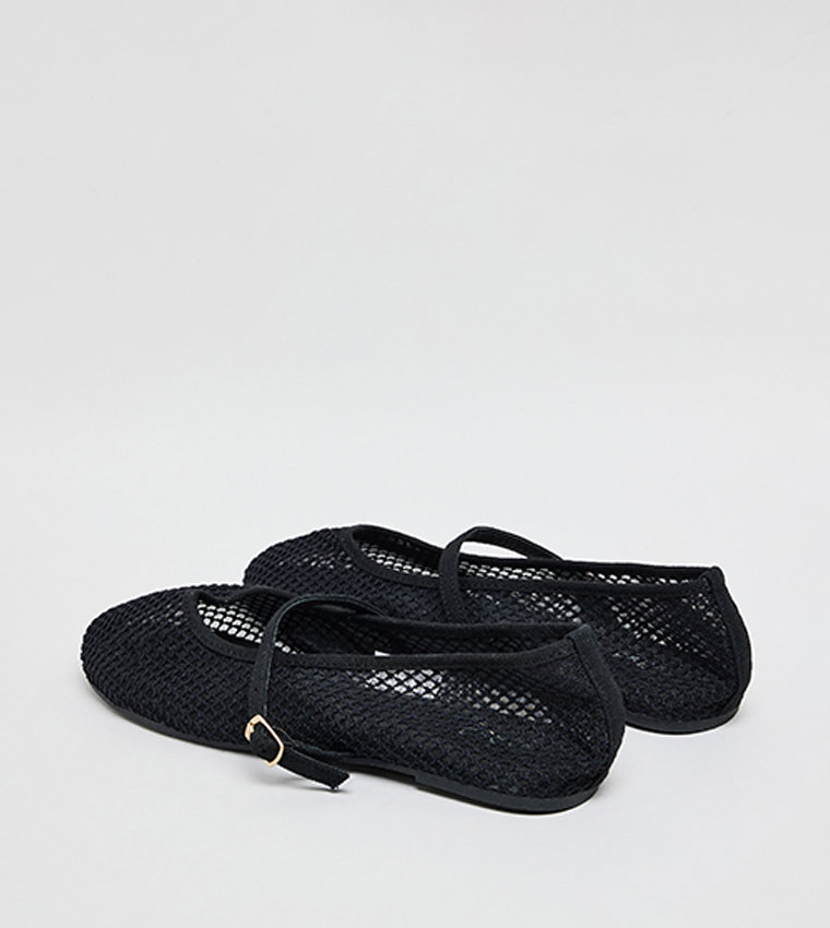 Mesh Mary Jane Shoes