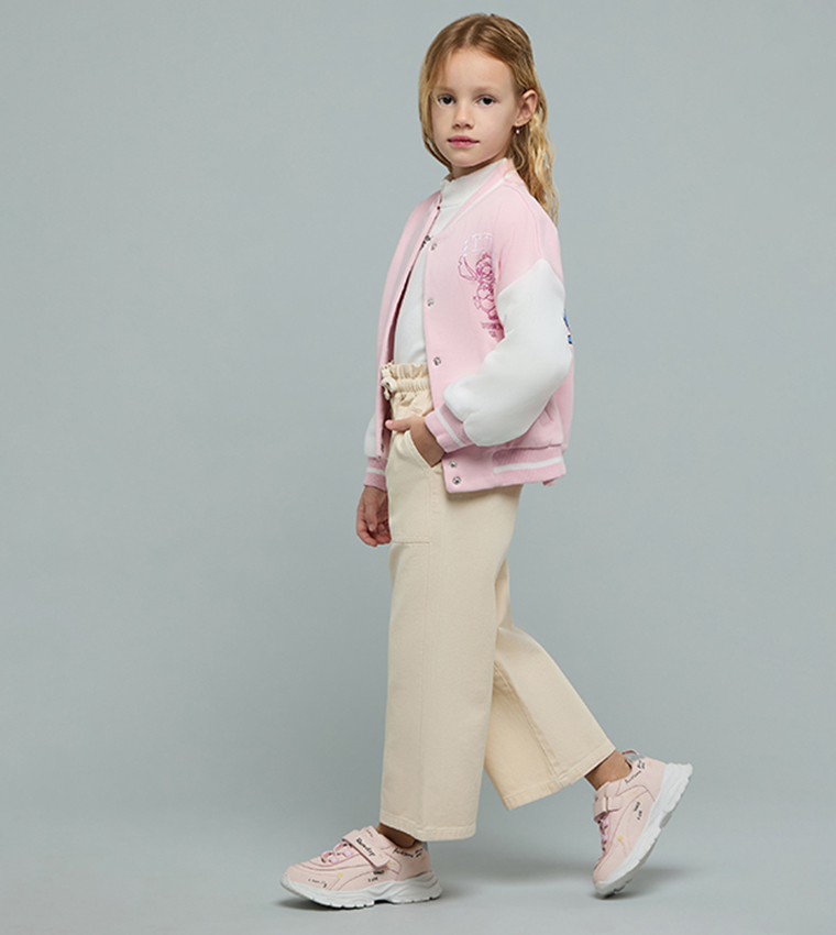 Solid Wide Leg Pants with Drawstring Waist