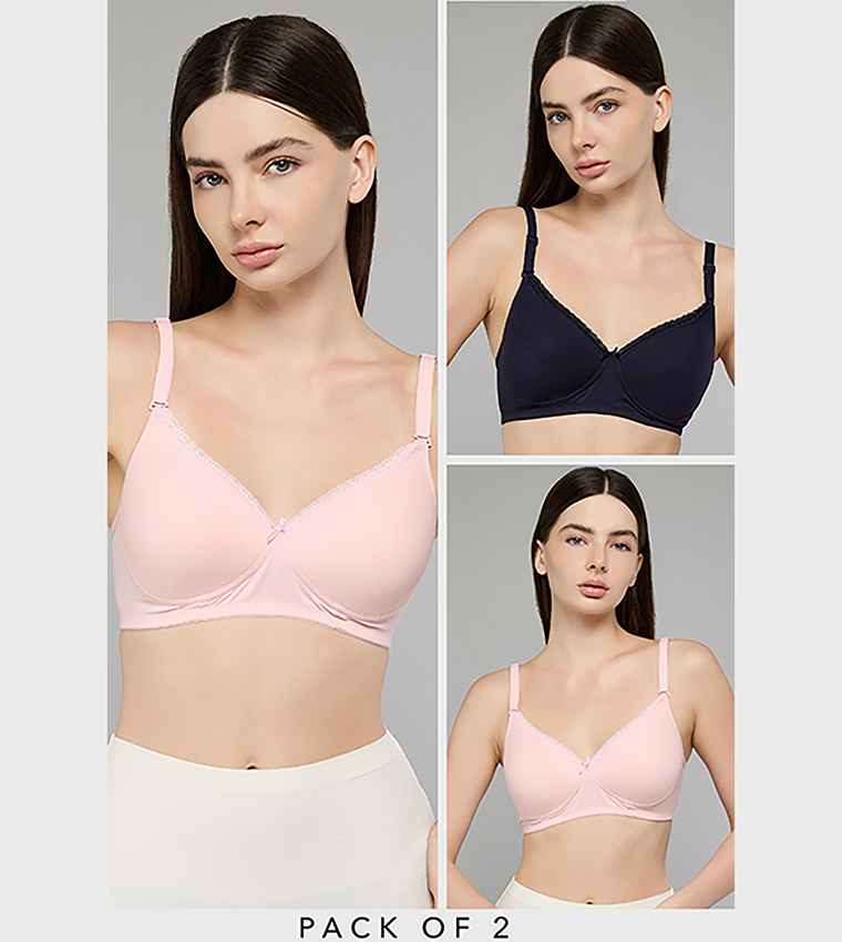 2 Pack Wireless T-Shirt Bras