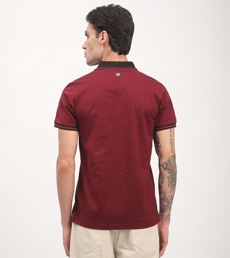 Logo Embroidered Short Sleeves Polo T-Shirt