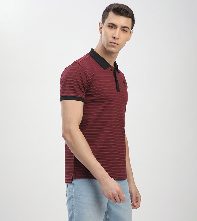 Logo Embroidered Short Sleeves Polo T-Shirt