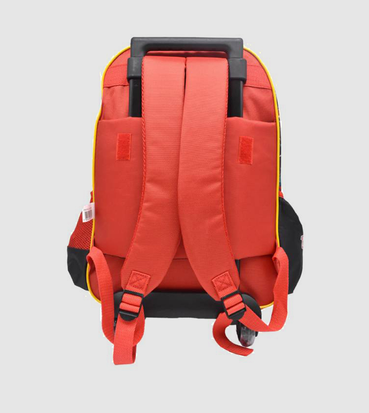 Justice Leauge Trolley Bag 2 Main Compartments And 2 Side Pockets