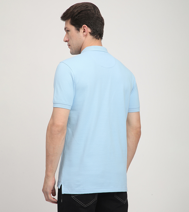 Logo Embroidered Short Sleeves Polo T-Shirt