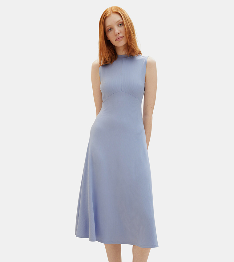 Cut-Out Back A-Line Dress