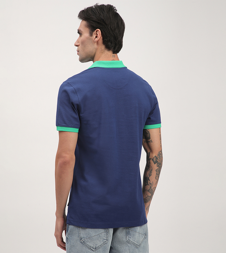 Logo Embroidered Short Sleeves Polo T-Shirt