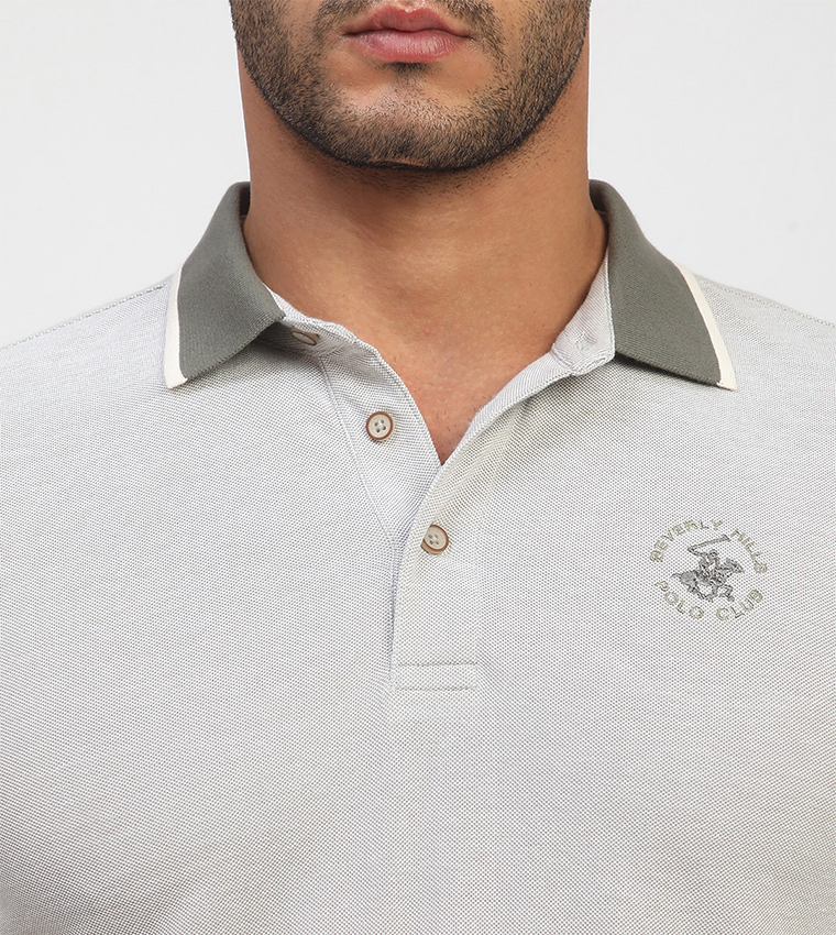 Logo Embroidered Short Sleeves Polo T-Shirt
