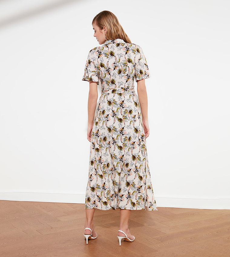 trendyol polka dot dress