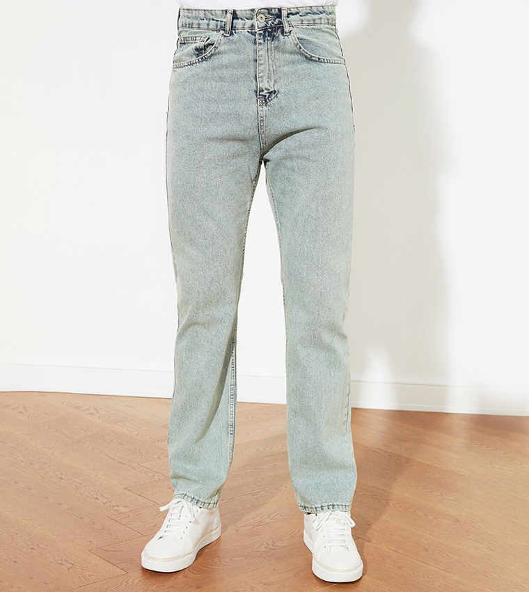 Back Side Blue Tinted Jeans