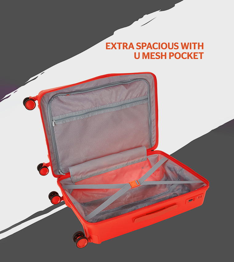 ONYX Logo Detail Hardshell Spinner Trolley Bag
