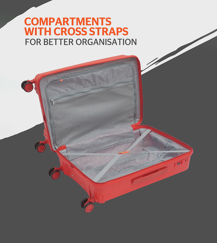 ONYX Logo Detail Hardshell Spinner Trolley Bag