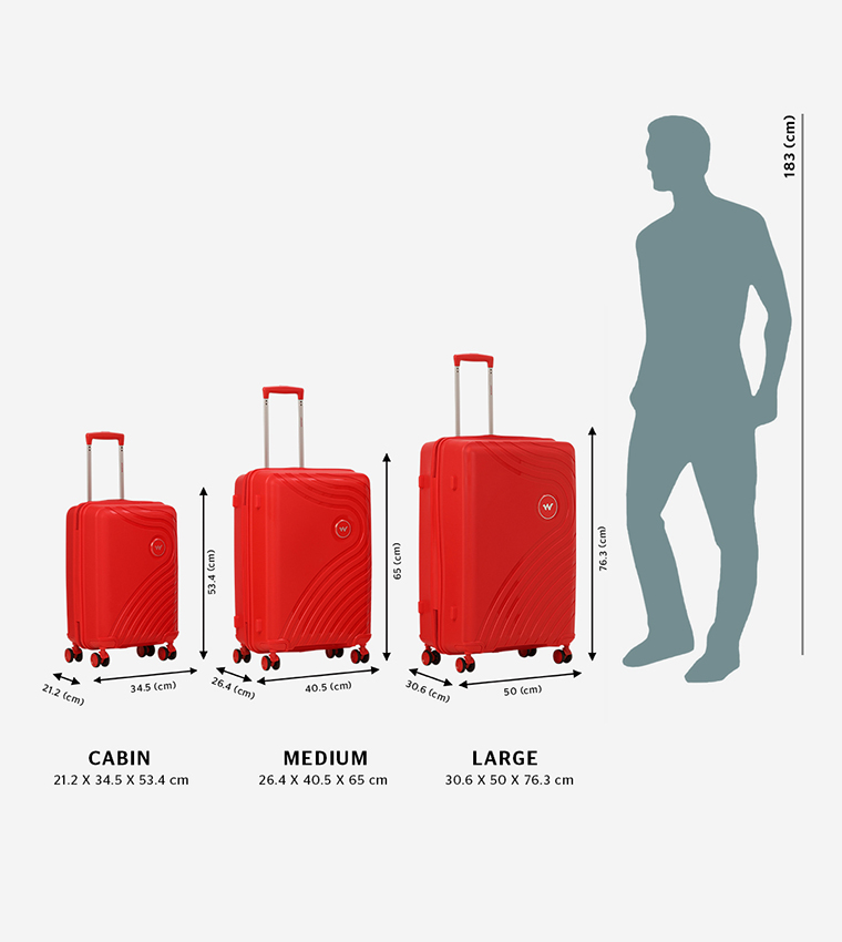 ONYX Logo Detail Hardshell Spinner Trolley Bag