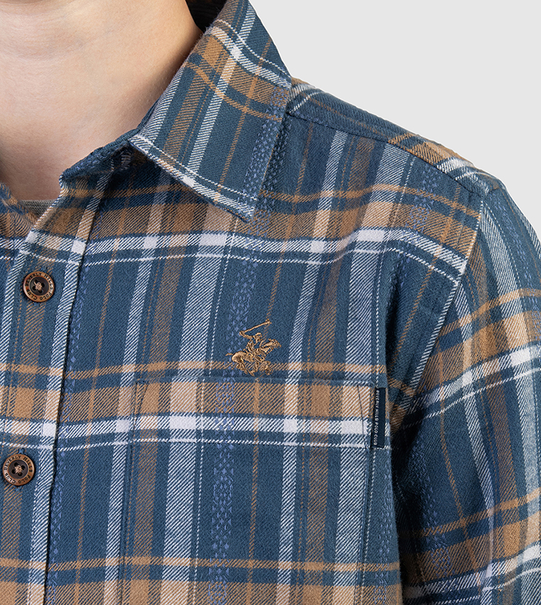 Plaid Long Sleeves Casual Shirt