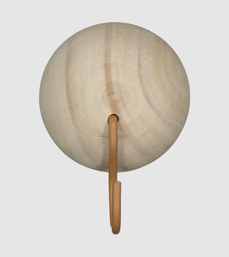 Wallhook Wood Metal M Brown