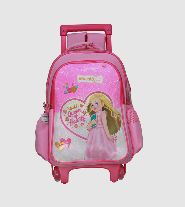 Hayati Girl Trolley Bag 2 Main Compartments And 2 Side Pockets