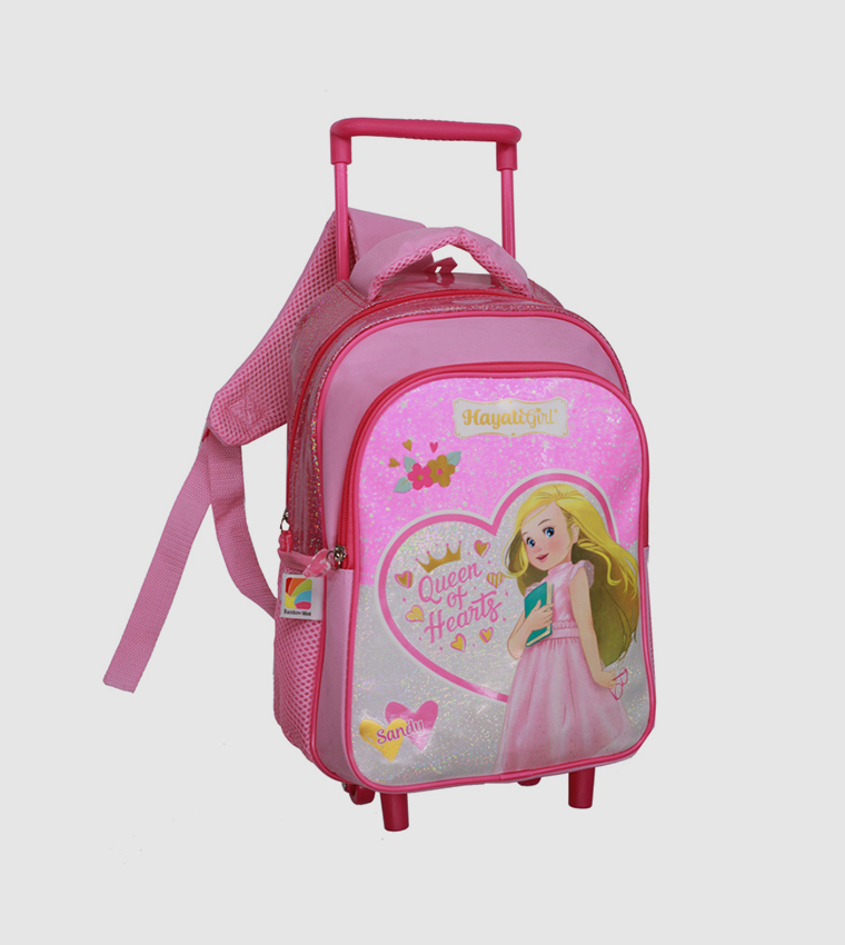 Hayati Girl Trolley Bag 2 Main Compartments And 2 Side Pockets