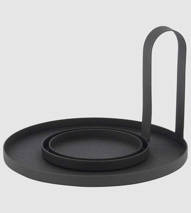 Candleholder Trend Black Pilla