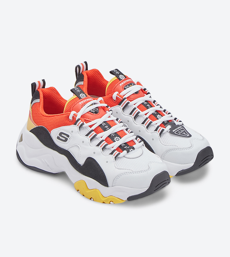 Buy Skechers D Lites 3.0 Lace Up Sneakers Orange In Orange 6thStreet Bahrain