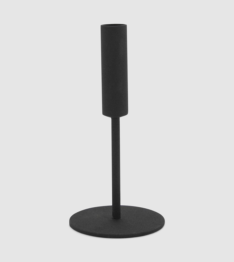 Candleholder Tube Elegant M Black