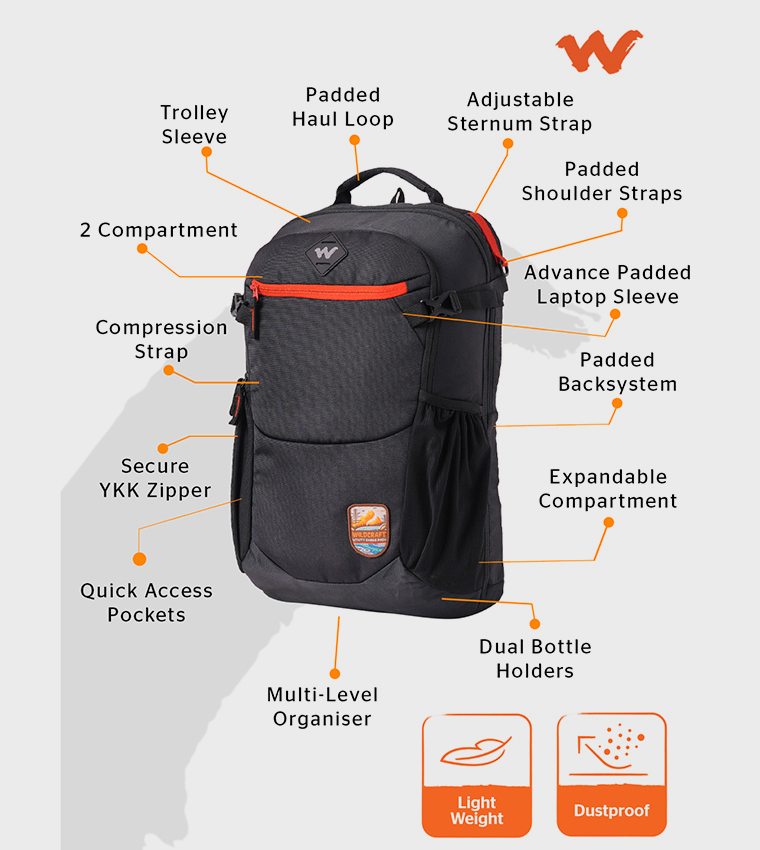 Cargo Pack 35 EXP Logo Detail Backpack
