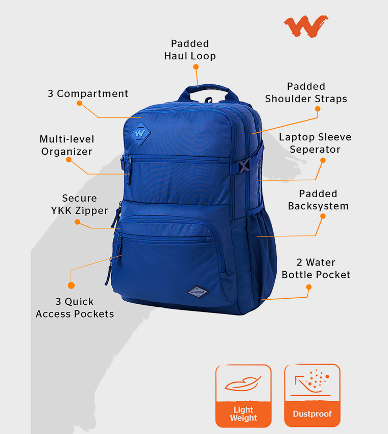 ANDES 45 LP HUE Logo Detail Backpack