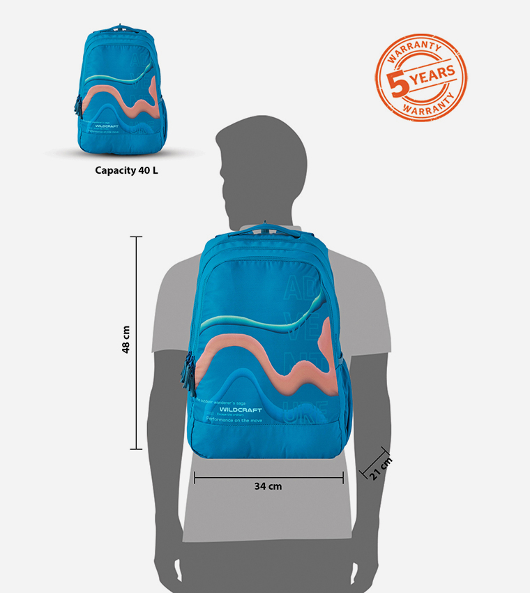 ATLAS 40 BAUGASM Printed Backpack