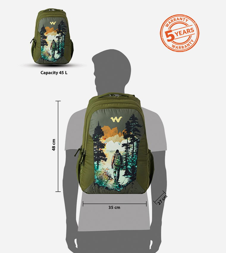 ATLAS 45 LP CAMPER Printed Backpack