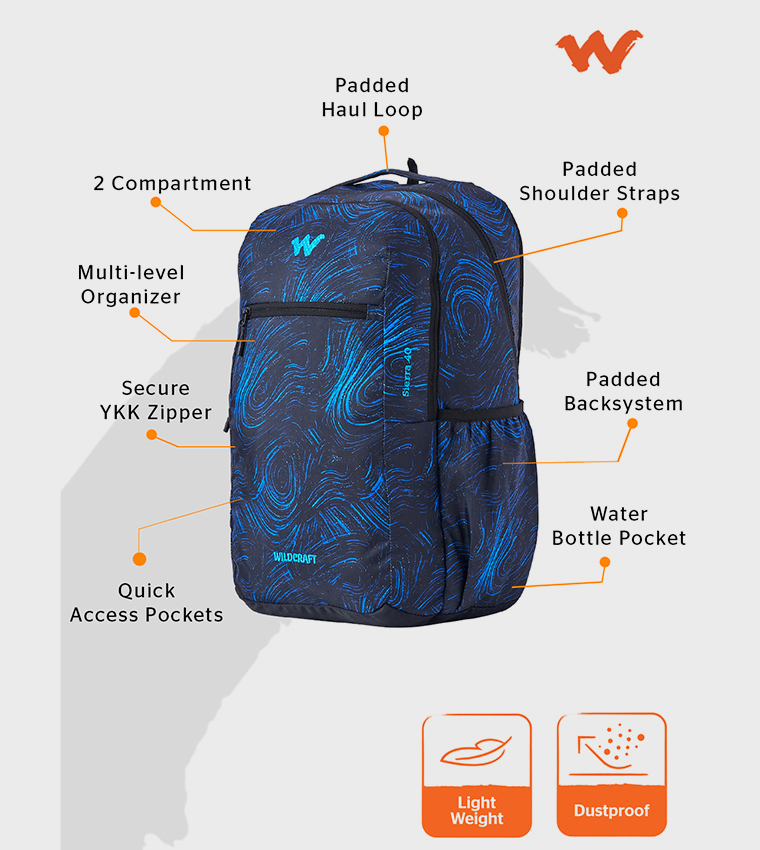 SIERRA 40 COSMIC_AURA Patterned Backpack