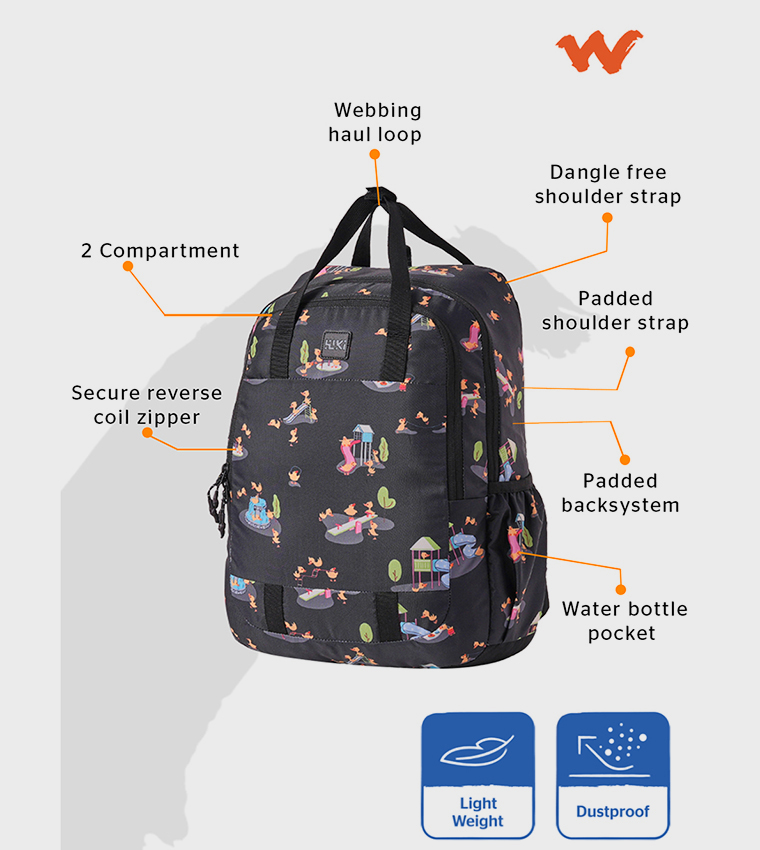 Champ 3 Ducks Printed Backpack